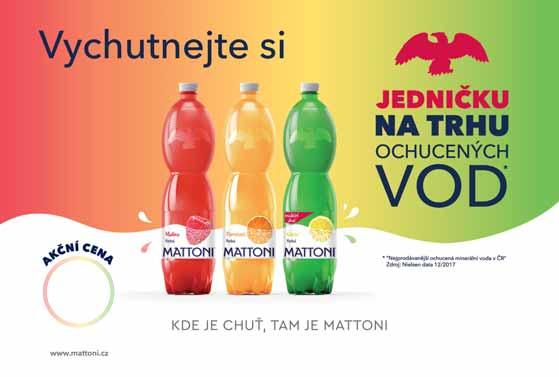 6 x 1,5 l Mattoni neperlivá citrus mix, bílé hrozny, jahoda, broskev, lesní