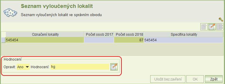 Hodnocení jednotlivých částí žádosti a označení těch, které je nutno opravit K prohlížení a zadání požadavku na opravu použijte volby pro otevření částí žádosti na formuláři hodnocení: o o o o o