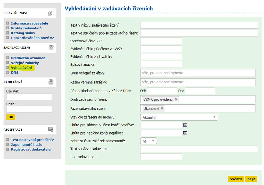 Při přednastavené volbě Aktuální se zobrazují pouze zakázky, u kterých zatím nebylo plnění ukončeno! B.