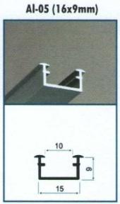 vnitřní šíře podkladu pod pásek, sm = síla materiálu za lištu je včetně krycího plexi (čiré nebo