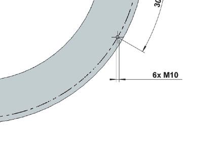 min. 25 95 ±0,2,, pomocné výrobní otvory