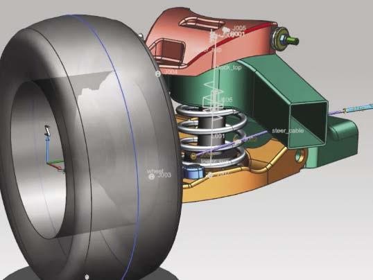 Simulační software nové generace Přesná predikce chování výrobku Simcenter 3D nabízí výkonné řešení simulace pro více oborů, které provádějí pevnostní analýzy, akustické analýzy a tepelné analýzy,