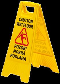 Výstražná tabule Caution Wet