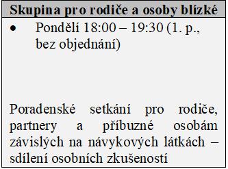 Adresa: Adiktologie Jana Palacha 1620 Kladno 27201 1. patro Telefon: 312 292 340 E- mail: info@zsi-kladno.