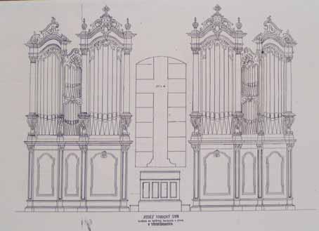 FUKS J.: DOBRUŠSKÉ VARHANY Obr. 4: Návrh Josefa Vanického.