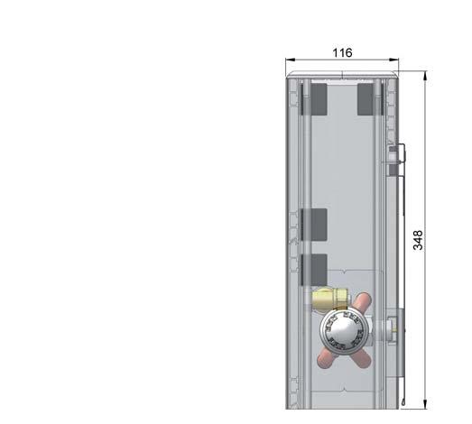 nástěnné konvektory bez ventilátoru - suché prostředí 6 COIL- NU2 TEPLOTNÍ EXPONENT n = 1,3667 L (mm) 900 80 873 782 747 70 695 610 577 60 528 449 419 45 303 236 211 L (mm) 1000 80 995 892 851 70 792