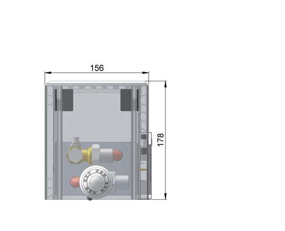 7 bez ventilátoru - suché prostředí nástěnné konvektory COIL- NP1/4 TEPLOTNÍ EXPONENT n = 1,3581 L (mm) 900 80 869 780 745 70 693 609 576 60 528 450 419 45 304 237 212 L (mm) 1000 Standardní nástěnný