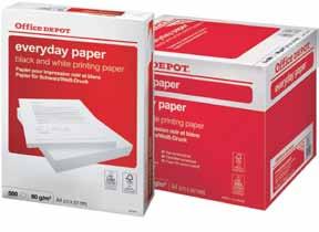 cz od 65,90 Kč / balík Everyday Kvalitní kancelářský papír pro každodenní použití a černobílý tisk na všech inkoustových a laserových tiskárnách a