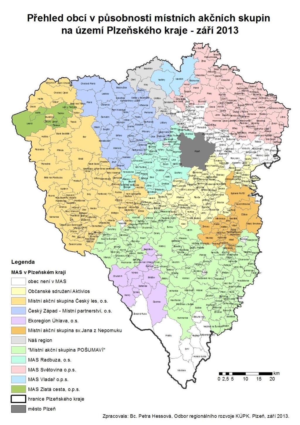 MAS Plzeňského kraje Počet obcí PK v působnosti 11 MAS Náš region - 7 MAS Vladař o.p.s. - 3 Místní akční skupina svatého Jana z Nepomuku - 25 Ekoregion Úhlava, o.s. - 9 MAS Zlatá cesta, o.p.s. - 6 MAS Radbuza, o.