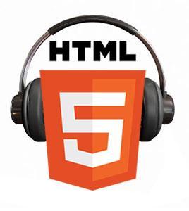 HTML5 audio Tradiční způsob: odkazy, Flash, <embed> Plánována nativní podpora, tedy bez nutnosti instalace plug-inů či externích přehrávačů Aktuální podpora