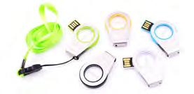 USB FLASH DISKY s LED podsvícením loga, vygravírovaným uvnitř akrylové části.