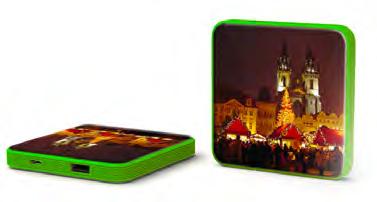 POW45 2000 / 3000 / 4000 / 00 mah SLIM POWER BANKA SQUARE
