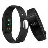 FIT1077 FITNESS NÁRAMEK S TEPEM A ČEŠTINOU 0,49 displej, standby cca 7 dnů, APP: Veryfit for heartrate.