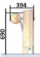 N2 1,2 Pro úroveň zadržení N2, N1 4 TM 18 4M 1,7 (W5) 1,0 Na normové krajnici šířky za lícem svodidla nejméně 1,20 m.