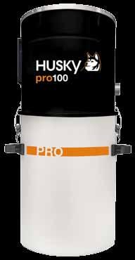 HEAVY DUTY suché i mokré sání HUSKY Pro 100 HUSKY Pro 100 P10-280-EU-H Podlahová plocha do 400 m 2 Počet zásuvek 10 ks Max.