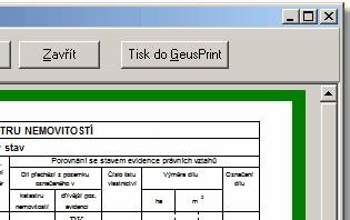 lze program GEUSprint spustit přímo ikonou z pracovní plochy, kde by měl instalační program ikonu automaticky vytvořit (pokud byl program GEUSprint instalován -