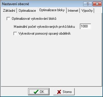 Vista, kde náročnější paměťové kontroly ve Windows zpomalují vykreslování rozsáhlých bloků kresby v pohybu, kresba bloku se při "nesení myší" jakoby zasekává.