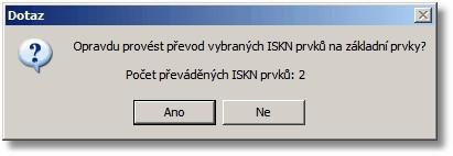 270 GEUS grafika Nastavení typu prvku ISKN lze urychlit převzetím vlastností z existujícího prvku ve výkresu pomocí tlačítka Převzít.