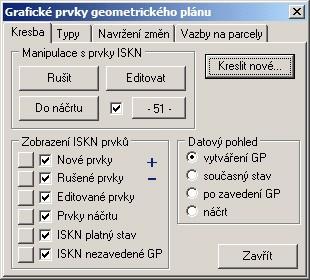 322 GEUS grafika 8. Zapněte přepínač. V následujícím formuláři stiskněte tlačítko Rušené: Výběr prvků zmizí. Co se stalo?