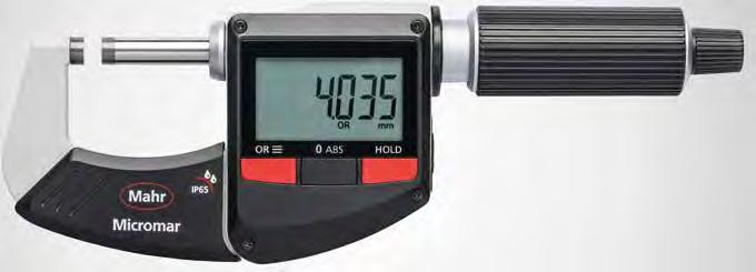 Micromar 40 ER Digitální třmenový mikrometr S předsazenou řehtačkou pro měření jednou rukou 142, EUR Obj. č.