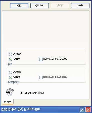 6. Klepněte na obě rádiová tlačítka označená Digitální. 7.