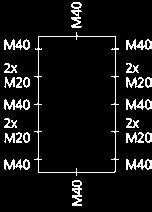 v ohněm ohrožených prostorách dle VDE 0100 část 482 WK svorkovnice WK 250-L 425 916 01 6/1 šedá, bez svorkovnice WK 250-25² 425 416