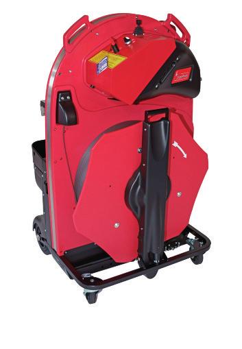 silou až 4000 N Bezpečnostní zapuštěný nůž ErgoPack pro bezpečné stříhání PP a PET pásek Automatický podavač druhého konce pásky, díky kterému se nemusí pracovník obsluhy ohýbat Rychlé a jednoduché