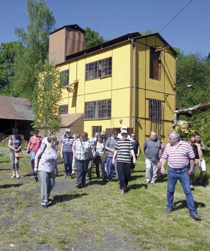 Prohlédli jsme si expozici v domě kde Jaroslav Hašek žil, navštívili jeho hrob na místním, poněkud