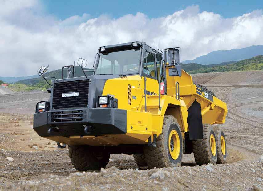 HM 250 Kloubový dumper HM250-2 VÝKON MOTORU 232 kw / 315 PS @