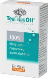 Olej čajovníku australského Esenciální olej z divoce rostoucích stromů (Melaleuca alternifolia) nízkého vzrůstu z východního pobřeží Austrálie je používán australskými domorodci k léčbě řady nemocí