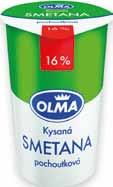 52 2,60 /kg Smotana kyslá 16% 200g Olma 1.