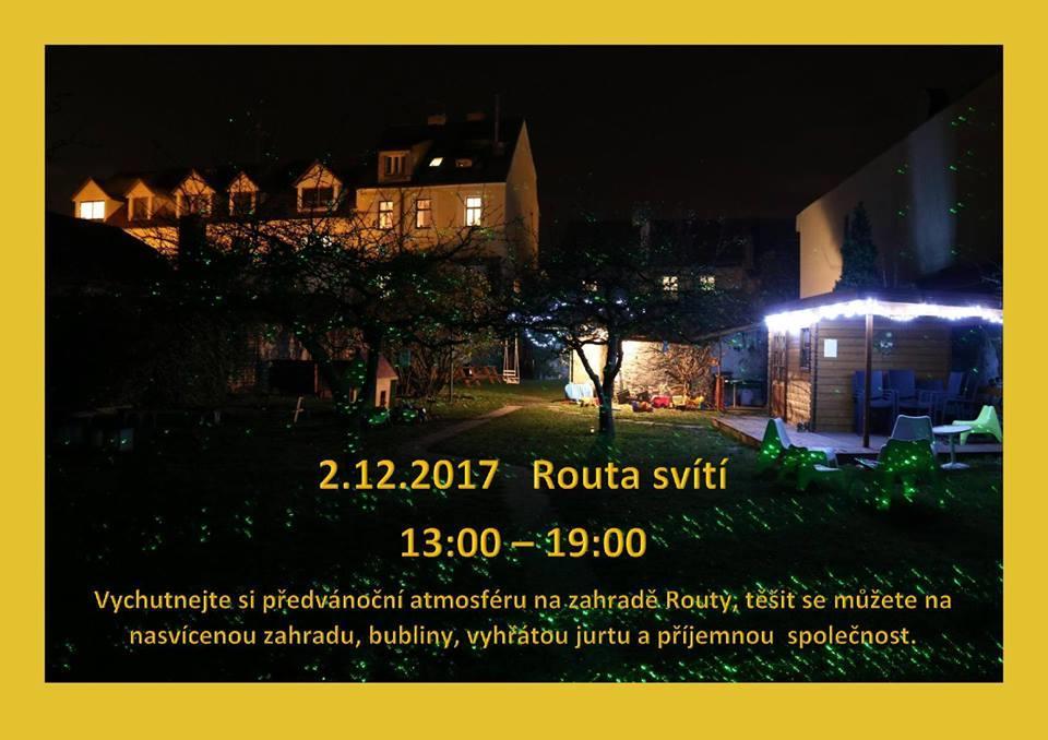Den otevřených dveří v Routě 7. 10. 2017 Opět jsme pozvali veřejnost do našich komunitních prostor na Sedláčkově ulici a také na zahradu, kde stojí jurta.