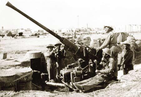 protiletadlové brigádě a podílel se na obraně Haify, Bejrútu, Ez Zibu a od počátku roku 1943 důvěrně