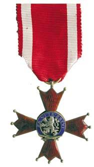 ZA DRUHÉ SVĚTOVÉ VÁLKY (1939 1945) Kříž československého vojenského Řádu bílého lva Za vítězství