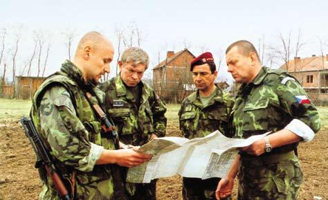 sekce bojové přípravy Generálního štábu gen. Josefa Šíbu (druhý zleva).