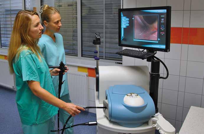 Colonoscopy training using a sophisticated digestive endoscopy simulator. klinikách) spojeny do jednoho pracoviště na II. interní klinice. V novém uspořádání je II.