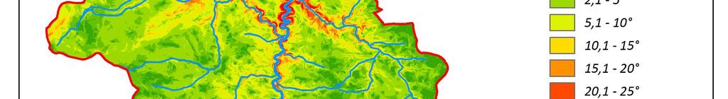 5 Hypsometrie v povodí Teplé Obr.