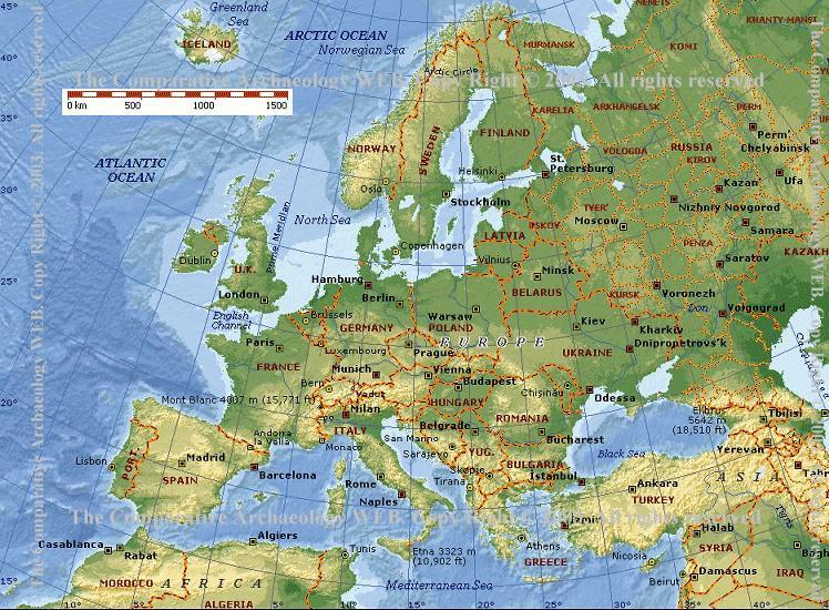 OBECNĚ GEOGRAFICKÁ MAPA Přehledné mapy převážně malého měřítka