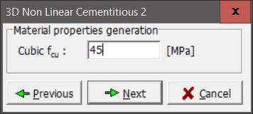 3D NonLinearCementitious 2