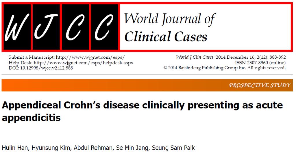 Clinical manifestations of Crohn's disease misdiagnosed as