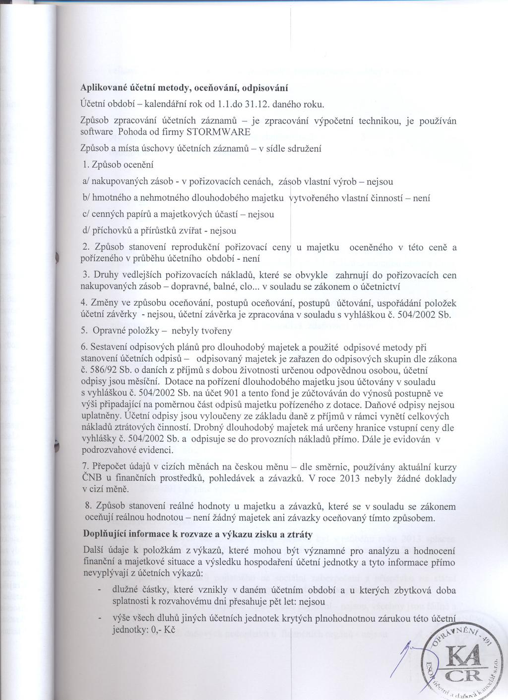 Aplikvané úcetní metdy, cenvání, dpisvání Úcetníbdbí- kalendárnírk d 1..d 31.1danéhrku.