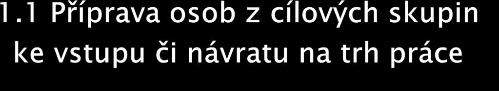 Nebude podporováno: kariérové poradenství pro žáky ZŠ, projekty založené pouze na rekvalifikacích a dalším vzdělávání bez přímé uplatnitelnosti osob z cílových skupin na trhu práce, podpora a