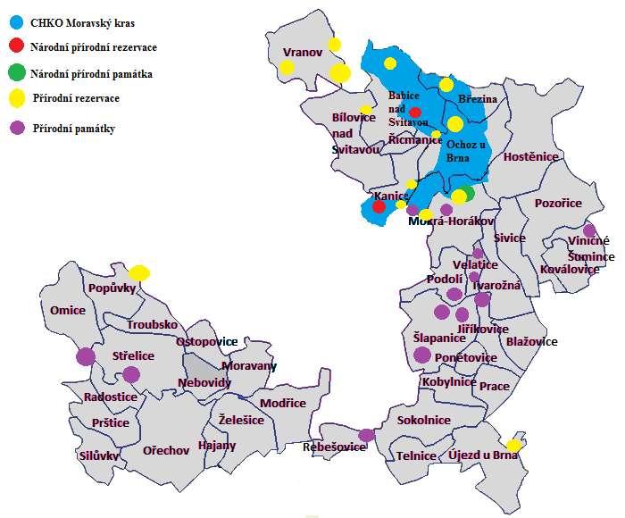 Příloha 3 - Mapa chráněných území