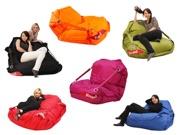 SEDACÍ VAK BEANBAG COMFORT S POPRUHY Rozměr 189x140 cm, použitelné v interieru i exterieru.