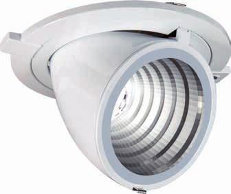 SMARTDRIVER D170/1150 LED výklopné Downlight LED TECHNICKÁ DATA Ekvivalent* 1 70, 1 150 W Jmenovité napětí 93 265 V AC 50/60 Hz 176 250 V DC Normy EN 60598-1, EN 60598-2-2, EN 60598-2-22 (základní