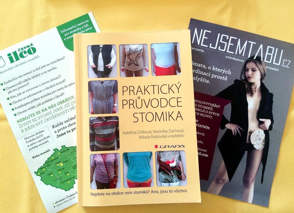 Publikace V září 2016 vyšla kniha Praktický rádce stomika, autorky Drlíková, Zachová, Karlovská.