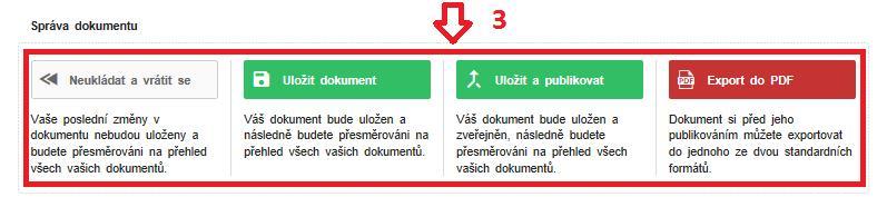 části pak konkrétní kapitola, na které uživatel pracuje 2 a ve spodní