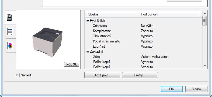 Tisk z počítače > Tisk z počítače Tisk z počítače Tato část popisuje metodu tisku pomocí ovladače Printing System Driver.