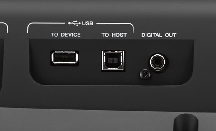Digitální výstup Kromě šesti analogových výstupů (hlavní stereo L/R + 4 SUB výstupy) je Genos vybaven také digitálním výstupem.
