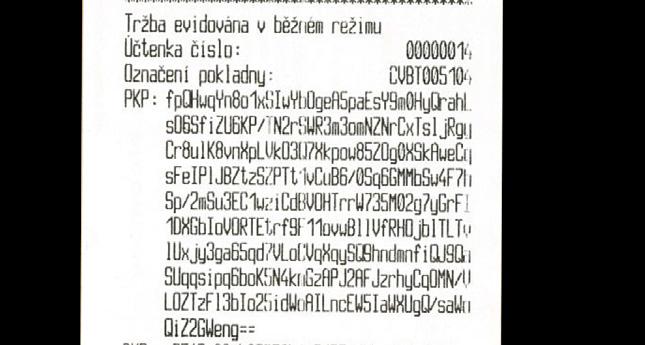 Obsluha pokladny v registračním režimu Obsahuje číslo poslední účtenky, režim práce, informaci, zda byla účtenka zaevidována na EET, nebo ne, kdy byla přijata účtenka na EET, jakož i počet upozornění